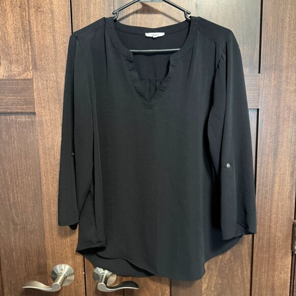 Maurices Tops - 3/4 Sleeve Maurices L Black Dress Top
